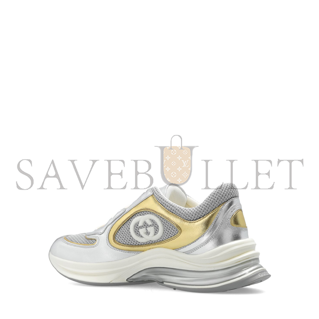 G*u*i panelled lace-up sneakers 746939